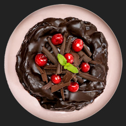 Oceněný Čokodort s višněmi, sladkokyselými chutěmi a intenzivní čokoládovou polevou